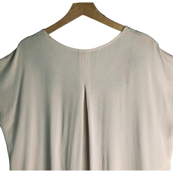 Kori America Embroidered Midi Shift Dress Womens Size L Boho Unlined - Picture 8 of 8